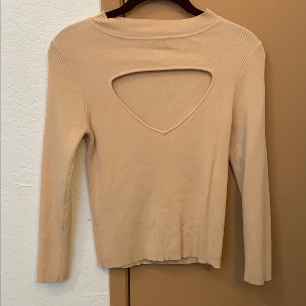 Zara Knit Cut Out Sweater